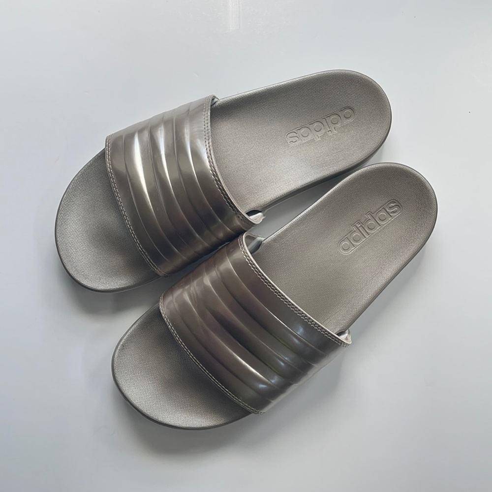 ADIDAS Metallic Soft Bed Slide Sandals